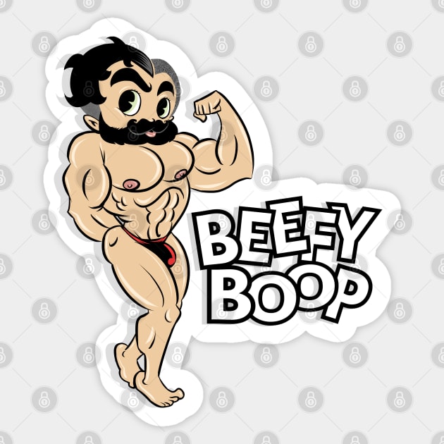 BeefyBoopFlex Sticker by BeefcakeBoss